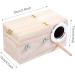 Wooden Parrot Breeding Box for Birds - Budgie, Cockatiel, Parakeet, Lovebirds, Conure, Cockatoo - Nesting Box for Cage - 7.8x4.7x4.7 inch - Buy Online on SooperMarket.com