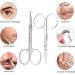 Eastrise Nail Scissors Eyebrow Scissors Professional Multi-Purpose Manicure Curved Blade Scissors for Men and Women Nails Cuticle and Thick Toenails - Buy Online on SooperMarket.com