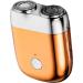 Men's Hair Trimmer & Electric Shaver - Ergonomic Waterproof USB Charging - Travel Ready (Orange - Buy Online on SooperMarket.com