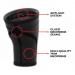 Warm Body Cold Mind Premium 7mm Neoprene Knee Sleeves - Anti-Slip Compression Support for Strength Sports & Weight Lifting - XXL Black/Pink (39.5-43cm) - Buy Online on SooperMarket.com