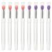 KALLORY 8pcs Professional Convenient Portable Eyeshadow Eyeshadow Silicone Makeup Lipstick 10.7X0.8X0.8CM Assorted Color