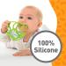 OgoBolli Teething Ring Tactile Sensory Ball Toy - Soft Non-Toxic Silicone - Green | Ages 3 Months - Buy Online on SooperMarket.com
