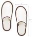 Frcctre 15 Pairs Non-Slip Disposable Spa Slippers for Women & Men - Beige/Brown Edge - Buy Online on SooperMarket.com