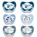 NIP Value Pack Silicone Pacifier Family - Size 3 (18-32 mo) 6-Pack for Boys - BPA Free & Made in Germany - International Shipping Available - Buy Online on SooperMarket.com