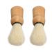 Ankroyu Men's Travel Razor Brush - Professional Synthetic Shaving Brush with Wooden Handle for Men's Beauty Salon | Safe & Durable - Buy Online on SooperMarket.com