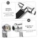VOSAREA LED Thermometer Shower Head for Babies - Silver Medium | International Shipping Available - Buy Online on SooperMarket.com