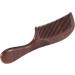 BYCUFF Unisex Sandalwood Comb Women Men Home Travel Wood Anti-Static Fine-Tooth Comb Wooden Handles Hair Comb - Buy Online on SooperMarket.com