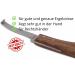 AMKA PRO Narrow Hoof Knife - Right Cutting Carbon Steel with Ergonomic Handle | Ideal for International Shipping - Buy Online on SooperMarket.com