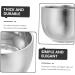 Beaupretty 3ST Professional Shaving Foam Cups - Double-Walled Stainless Steel Beard Kit for Men | International Shipping Available - Buy Online on SooperMarket.com