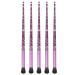 5-Piece Purple Handles Makeup Brushes Set - Eye Shadow & Concealer Beauty Tools for Flawless Makeup - Buy Online on SooperMarket.com