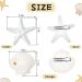 4-Piece Starfish & Shell Hair Clip Set for Women & Girls - Mermaid Crown Accessories - Buy Online on SooperMarket.com