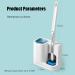 Disposable Toilet Brush with 40 Refills | Effective Toilet Bowl Cleaner Wand Set with Storage Caddy | Effortless Cleaning & Hygiene - Buy Online on SooperMarket.com