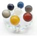 Natural Crystal Rough Ornament 15-25mm Natural Agate Crystal Ball Sphere Seven Star Array for Decorate 1 Set for Fengshuifor Fengshui Decoration Gift Decoration 1set - Buy Online on SooperMarket.com