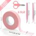 Vaktop Lash Tape Set - 6 Rolls with Tweezers & Scissors for Eyelash Extensions | Breathable & Stylish Pink Lash Tape (0.5 inch x 10 Yards) - Buy Online on SooperMarket.com