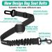 COOYOO Retractable Dog Seat Belt Set - Adjustable, Heavy Duty & Durable Safety Harness for Dogs - Buy Online on SooperMarket.com