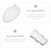 WOFASHPURET Stainless Steel Spoon Facial Cosmetic Spoon Glass Octopus Ornament Anti Wrinkle Eye Cream Mini Spoons Mini Scoops Clay Blenders Facial Cream Spoons Make up Baby Scraper 6.5x2x0.2cm Silver - Buy Online on SooperMarket.com