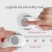 6PCS Baby Proofing Cabinet Locks - Double Safety Lock Latches - Adjustable Strap - Child Proof Drawer Locks - 6 Count - Buy Online on SooperMarket.com