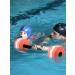 Water Foam Dumbbell | Pool Weights for Water Exercise | Foam Barbells for Pool | Pink | Fitness Tool for Men, Women, Kids - Buy Online on SooperMarket.com