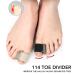 Professional Toe Separators for Bunion Relief & Overlapping Toes - 6 Pairs, Women's Size L - Buy Online on SooperMarket.com