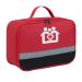 Zimohe 2PCs medication bag empty medicine storage bag large capacity of waterproof storage boxes for house auto office camping hunt red m
