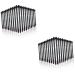 Baluue 40 Pcs Double Eye Shadow Makeup Professional Makeup Brush Eye Shadow Brush Applicator Nylon Black