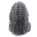 BGHJUE Women's Dark Grey Long Wave Synthetic Wig | Curly Lace Front Hairpieces for International Shipping - Buy Online on SooperMarket.com