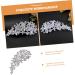 HAPINARY Side Comb Wedding Headband White Pearl Headband White Headbands Wedding Hair Comb Bridesmaid Hair Accessories Tiara Bride Accessories Hair up Rhinestone Banquet Prom - Buy Online on SooperMarket.com