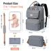 Tonyeee Wrap Backpack - Stylish Diaper Bag for Moms & Dads Removable Crossbody Bottle & Travel Essentials Gray - Buy Online on SooperMarket.com