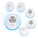 Ultrasound pest control 6 pieces electrical insect preservent mosquito protection interiors plug-in pest repeller for mosquito mice spiders cockroaches fly wasps fleas blue 04yxt