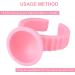 MEKK 300PCS Pink Glue Rings for Eyelash Extensions - Disposable Lash Extension Supplies - Buy Online on SooperMarket.com