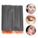 100pcs Disposable Eyeliner Brush Set | Makeup Applicator for Women | Practical & Durable Eye Tools | Artificial Fiber Makeup Brushes in Black - Buy Online on SooperMarket.com