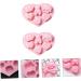 Alipis Chocolate DIY Mold 2pcs Cake Silicone Mold Silicone Molds Chocolate Cake Mold Baking Supply Donut Dog Biscuits 3D 20.7x15.2cm Pink - Buy Online on SooperMarket.com