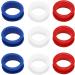 Dacvgog 50 Pieces of Silicone Finger Rings for Any Scissors Insert Hair Cutting Styling Tools Accessories Mixing Colors - Buy Online on SooperMarket.com