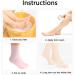 Shock Absorption Pressure Relief Prevent Cracking Silicone Moisturizing Socks Silicone Socks Soft Anti Slip Moisturizing Socks Silicone Gel Heel Socks for Women Men Dry Cracked Foot Skin(L) - Buy Online on SooperMarket.com
