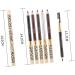BELLIFFY 2pcs Eyebrow Pencils Eyebrow Pencil Black Eyebrow Brush for Women Double Head Eyebrow Pencil - Buy Online on SooperMarket.com