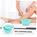 Beavorty Silicone Waxing Pot for Legs - Eco-Friendly Beauty Shell Mini Makeup Accessory Wooden Bowl for Skincare - 1 Pack (Green) - Buy Online on SooperMarket.com
