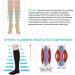 Acwoo Compression Stockings for Men & Women - Medical Knee Socks (L/XL) - 2 Pairs Black & Beige - Thrombosis Support - Buy Online on SooperMarket.com