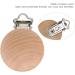 Cikonielf 5pcs Wood Pacifier Clips - 3cm Baby Pacifier Belt Holder & DIY Accessories for Teething - Buy Online on SooperMarket.com