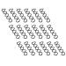 30pcs Spiral Bobby Hair Pins  Non-Scratch Round Tips Twist Screw Hair Pins (Black)