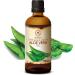 Aloe Vera Pure Oil 100ml - Aloe Barbadensis Brasil - Skin, Face & Baby Oil - Glass Bottle - Buy Online on SooperMarket.com