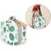 Harilla Portable Pacifier Storage Pocket | Eco-Friendly Snap Grip Bag for Toddlers | Dust-Proof Baby Pacifier Holder - Green Leaf Design - Buy Online on SooperMarket.com