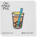 On Point Pins Boba Bubble Tapioca Pearl Milk Tea Brooch Badge Enamel Lapel Pin - Buy Online on SooperMarket.com