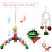 MQUPIN Bird Parrots Toys 14-Pack Cage Toys Hanging Swing Climbing Shredding Perches Ladders Sepak Takraw Bell Frosting Stick Parrot Set Toy for Medium Budgie Finches Cockatiels Conures African Parrot S-6.9inch - Buy Online on SooperMarket.com