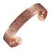 Generic Magix 17.8 cm Magnetic copper bracelets for men copper-lively with 8 magnets gift for men father husband 18 cm copper