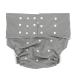 Washable diaper for adults diaper for adults for incontinence care washable adjustable discerable pocket diaper cover easy to dry cloth diaper (gray)
