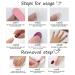 Foccna Square Pearl Pink Press on Nails - 24 pcs Long Acrylic False Nails for Women and Girls - Buy Online on SooperMarket.com