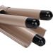 Electric Hair Waver Fast Heating 3 Barrel Curling Iron Wand Adjustable Hair Curler Waver Crimper Hair Styling Tool Hair Curling Wand (Gold 22mm) - Buy Online on SooperMarket.com