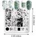 Nail Stamping Plate Set - Leaf Design & Lines Theme | Nail Art Stencil for Perfect Manicure | International Shipping Available - Buy Online on SooperMarket.com