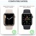  2 in 1 Goton for Waterproof Apple Watch Screen Protector 44mm Case SE Series 6 5 4 360 Protective PC Face Cover Built-in Tempered Glass Front & Back Bumper for iWatch 6 5 4 SE 2022 Accessories Black 44mm - Buy Online on SooperMarket.com