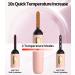 Buy Heated Eyelash Curler - Electric Fast Heating Rechargeable 2 Modes | Long Lasting Curling Gift for Women - Pink - Buy Online on SooperMarket.com